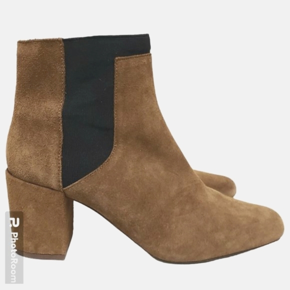 Zara Chelsea Ankle Boots sz 41  (10.5) tan Chukka booties - Picture 1 of 11